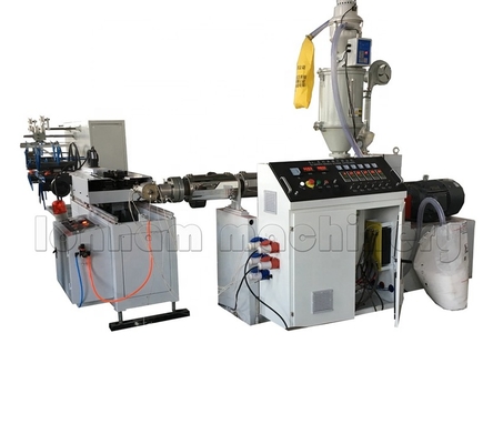 Electric wire cable threading single wall corrugated pipe high speed PE pp conduit pipe extrusion machine